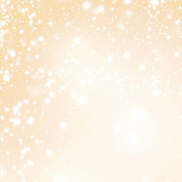 istock Abstract Merry Christmas card - Golden  lights 494562724