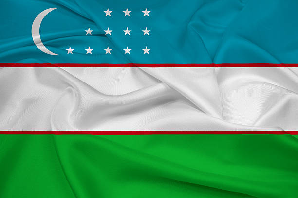 istock Waving Uzbekistan Flag 494562895