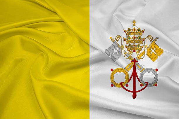 istock Waving Vatican City Flag 494562901