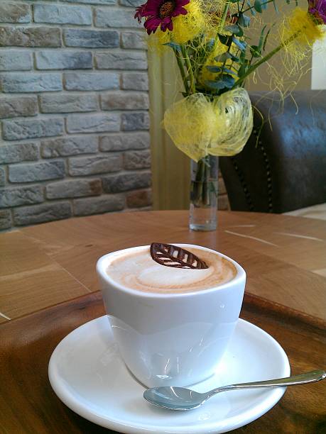 Cappuccino. Cup of Cappuccino Coffee