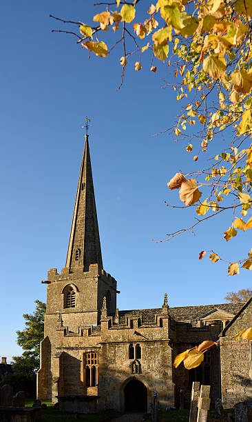 istock Stanton Church in Autumn 494565658