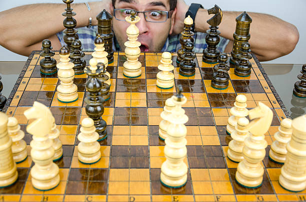 istock Businessman loses the game in chess 494568212