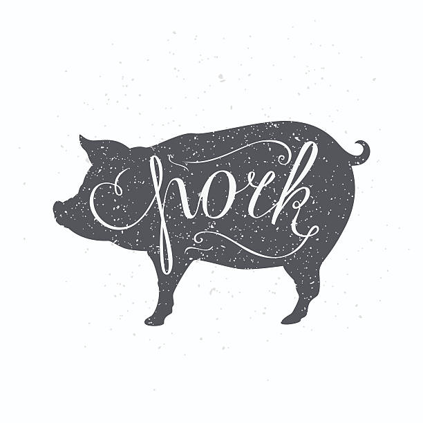 Swine Lettering 2,200+ Black And White Pig Stock Illustrations, Royalty-Free Vector ...