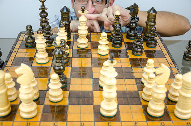 istock Businessman loses the game in chess 494568570