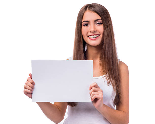 istock Woman with braces 494572506