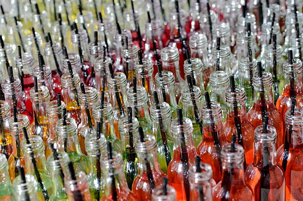 istock Little bottles for cocktails 494573388