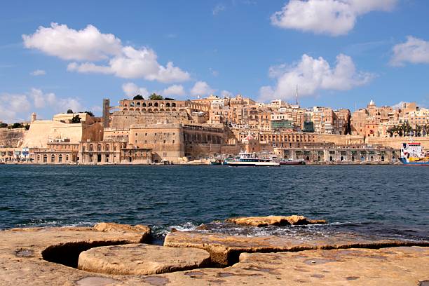 istock Valletta view from Grand harbor in Malta 494589146
