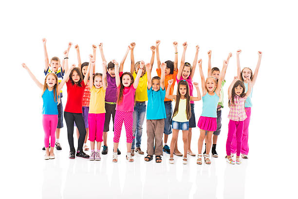 istock Group of happy children. 494597319