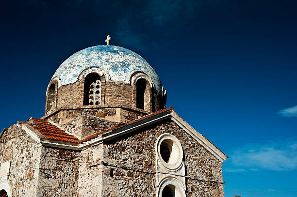 Very old Orthodox church in Athens, Greece