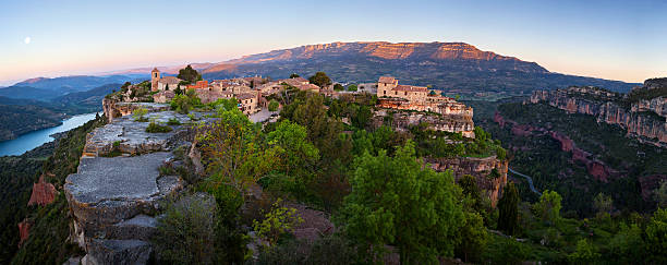 Siurana village in the province of Tarragona (Spain) stock photo