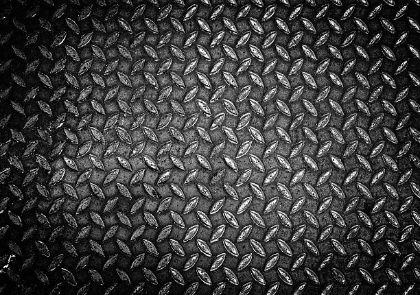 istock Aluminium list with rhombus shapes 494602451