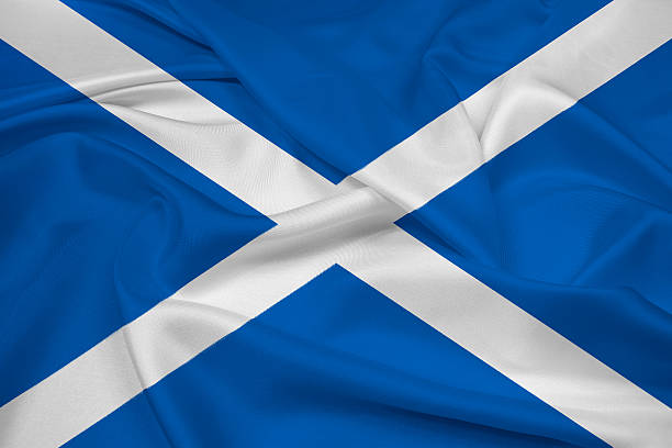 istock Waving Scotland Flag 494602585