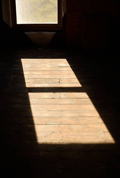 istock Window and Floor of Abandoned House 494605286