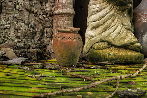 istock thai pottery and sculpture in nature 494605474