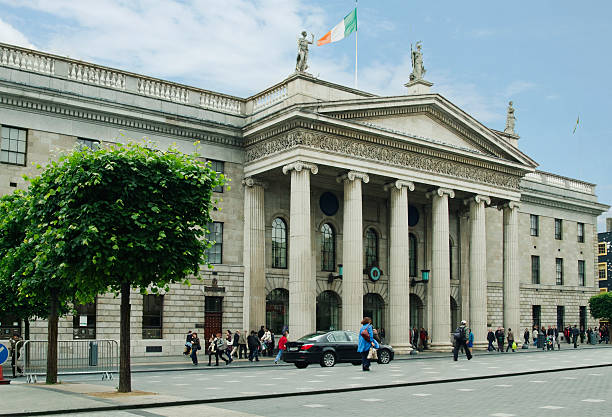 Facade of a government building stock photo