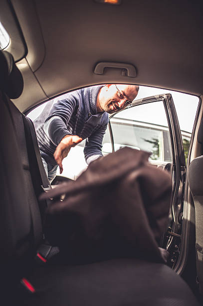 istock Man Portrait in a Car 494609698