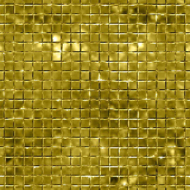 istock Seamless gold sparking and glittering mosaic background 494612396