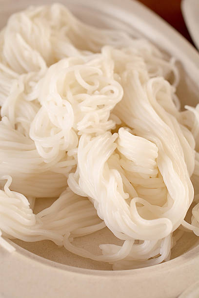 istock Khanom chin, Thin rice noodles in Thai cuisine 494613784