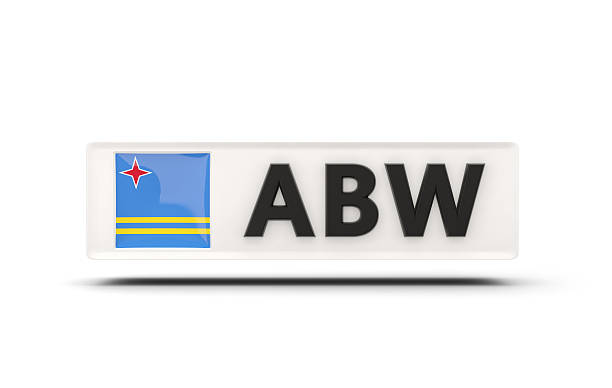 istock Square icon with flag of aruba 494615108