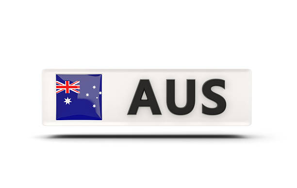 istock Square icon with flag of australia 494615138