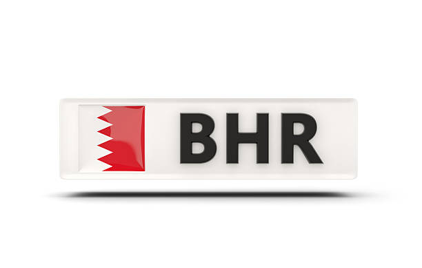istock Square icon with flag of bahrain 494615288