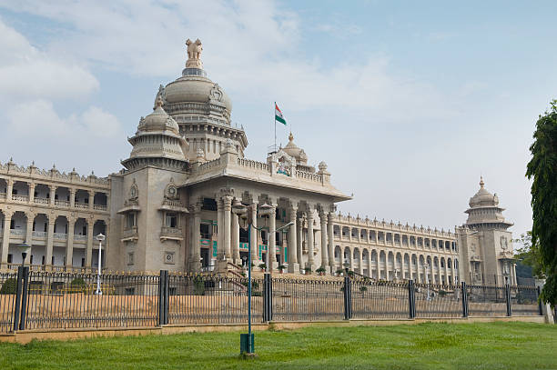 istock Government building viewed from a garden 494616672