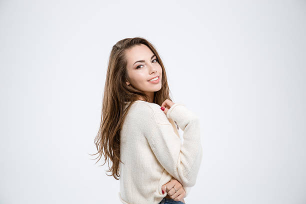 istock Smiling charming woman looking at camera 494616966