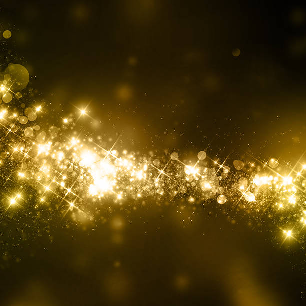 istock Glittering stars on bokeh background 494619162