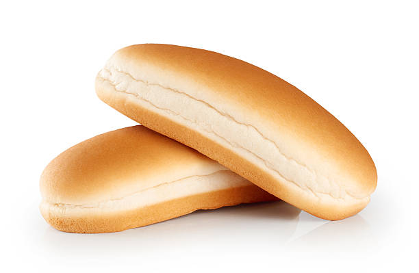 istock Hot dog buns  isolated on white background. 494619572