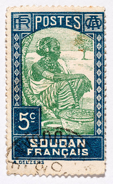istock Vintage antique old postage stamp from Sudan 494622189