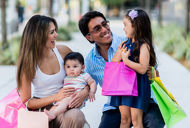 istock Family shopping 494623471