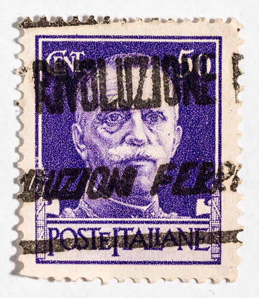 istock Vintage antique old postage stamp from Italy 494623969