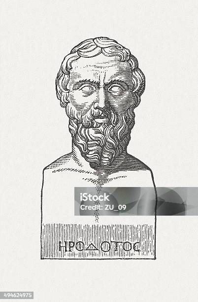 Herodotus Stock Vektor Art und mehr Bilder von Herodot - Herodot, Altertümlich, Antike Kultur