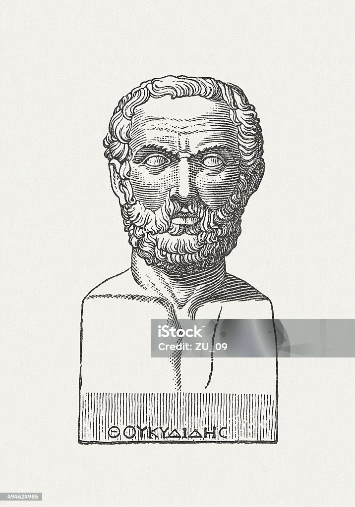 Thucydides - Lizenzfrei Altertümlich Stock-Illustration