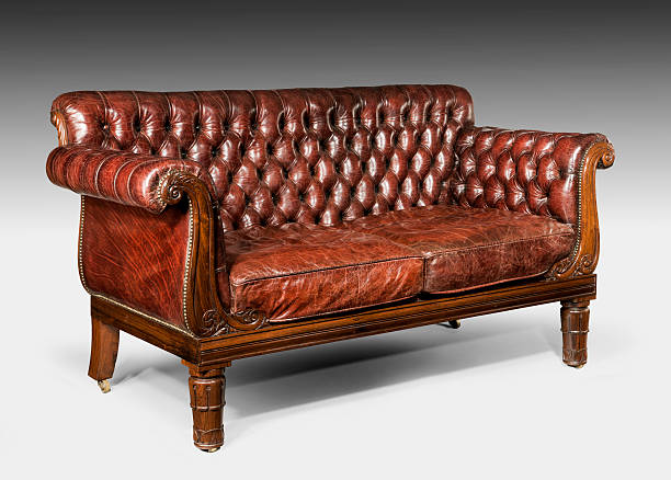 istock sofa couch brown leather antique retro 494632798
