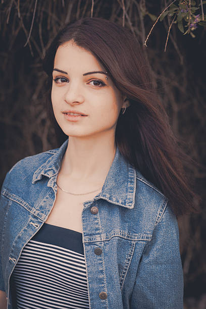 istock mysterious young attractive woman 494634732