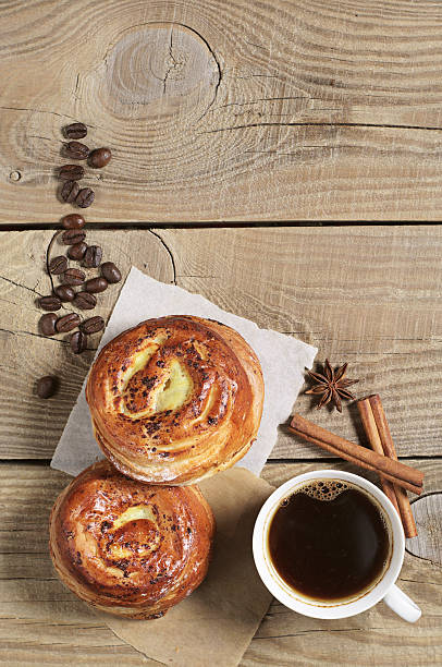 istock Buns and cup of coffee 494635062