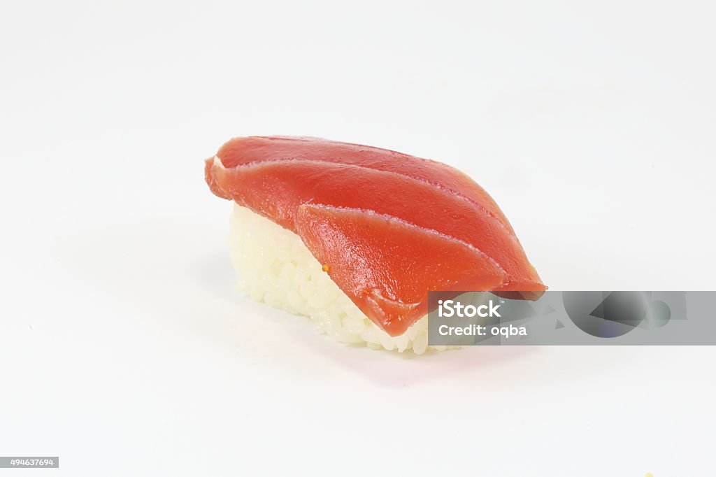 Tuna Sushi Tuna Sushi on white background 2015 Stock Photo