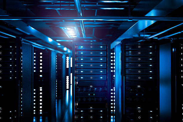 rete server rack - hard drive computer part computer information superhighway foto e immagini stock