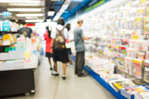 istock Blur image of People reading and shopping book 494641558