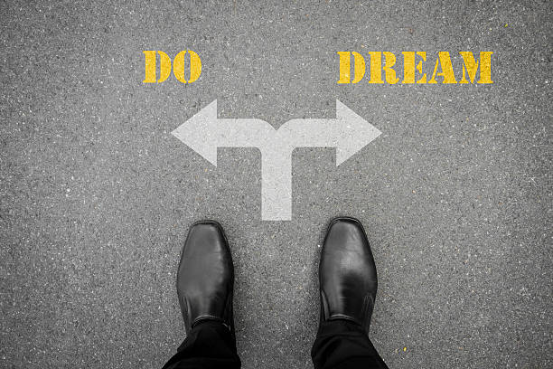 istock Decision to make at the cross road, do or dream 494642296