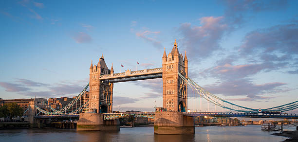 istock Tower Bridge in the thames at sunset 494643312