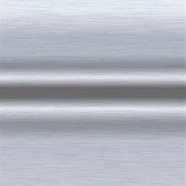 Vector illustration of brushed aluminium surface