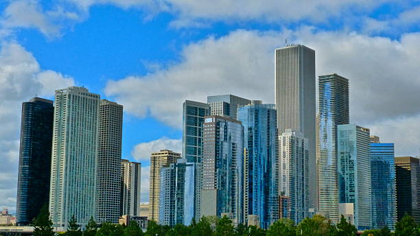 istock Chicago -Skyline vu de Navy Pier 494646206