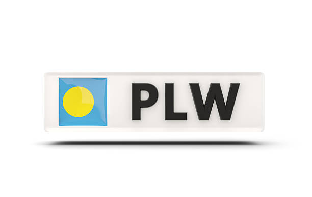 istock Square icon with flag of palau 494647322