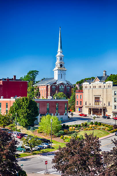istock Downtown Bangor, Maine On A Sunny Day 494658820
