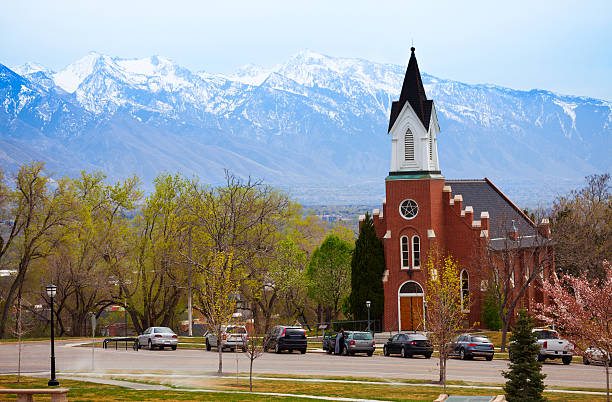 istock White Memorial Chapel during day, Salt Lake City 494660200