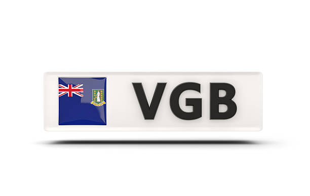 istock Square icon with flag of virgin islands british 494660282