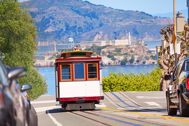 istock Hyde street and San Francisco tram during summer 494661290