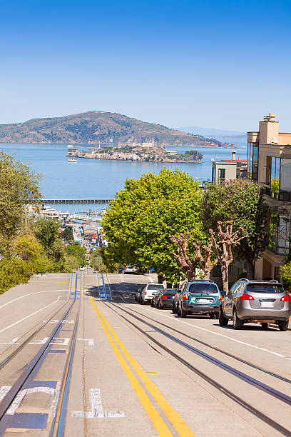 istock Hyde street and Alcatraz island during summer day 494661330